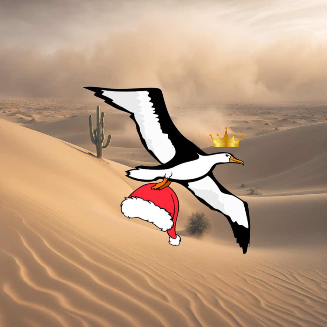 OG Collection '12x12' Physical Print - Eagle Level - Sandstorm Background
