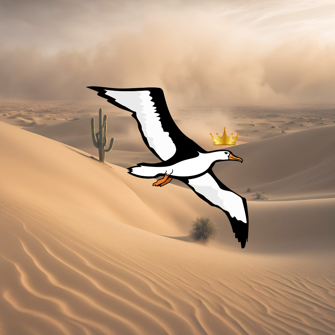 OG Collection '12x12' Physical Print - Eagle Level - Sandstorm Background