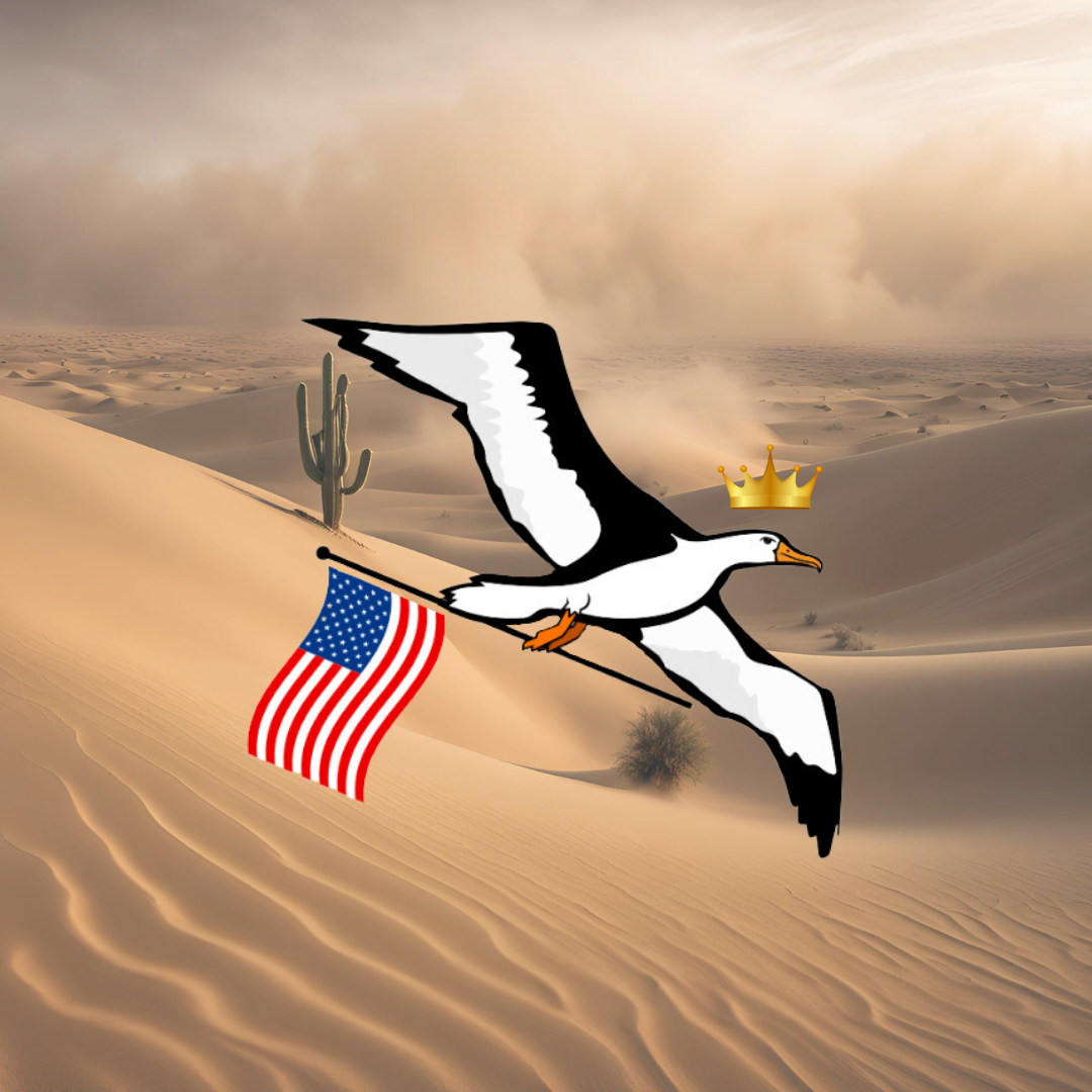 OG Collection '12x12' Physical Print - Eagle Level - Sandstorm Background
