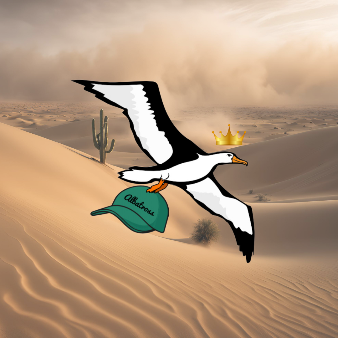 OG Collection '12x12' Physical Print - Eagle Level - Sandstorm Background