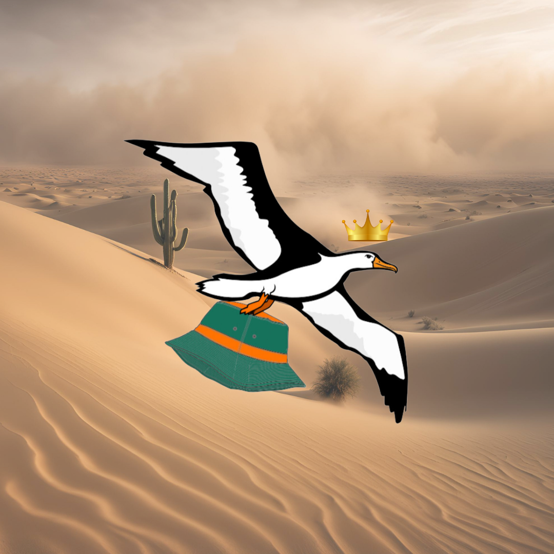 OG Collection '12x12' Physical Print - Eagle Level - Sandstorm Background