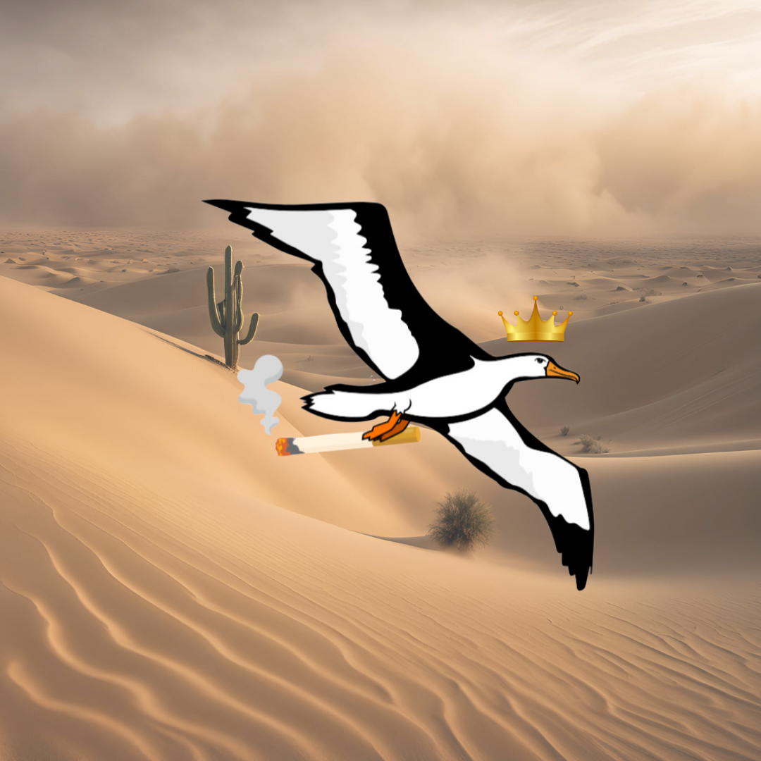OG Collection '12x12' Physical Print - Eagle Level - Sandstorm Background