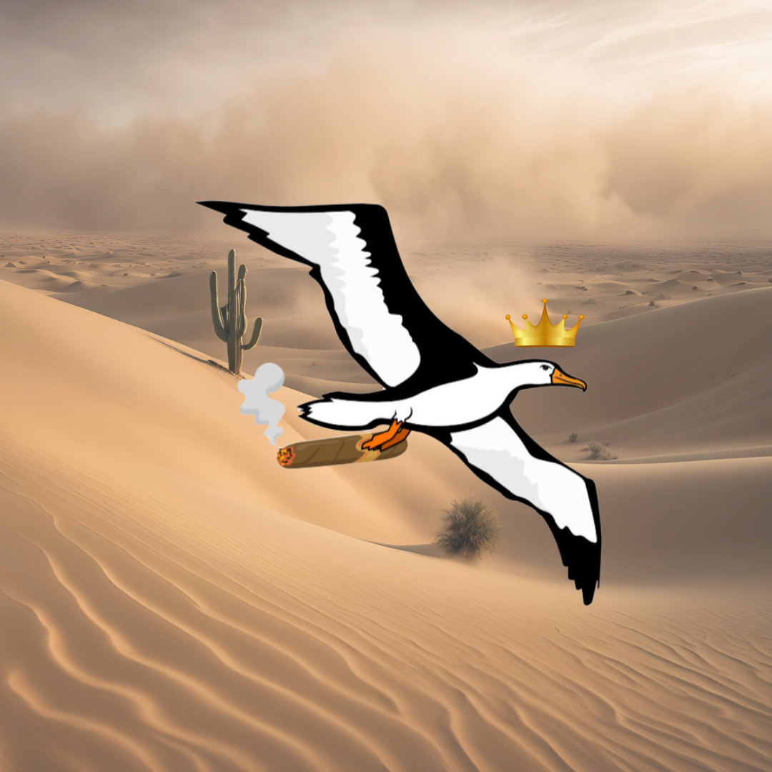 OG Collection '12x12' Physical Print - Eagle Level - Sandstorm Background