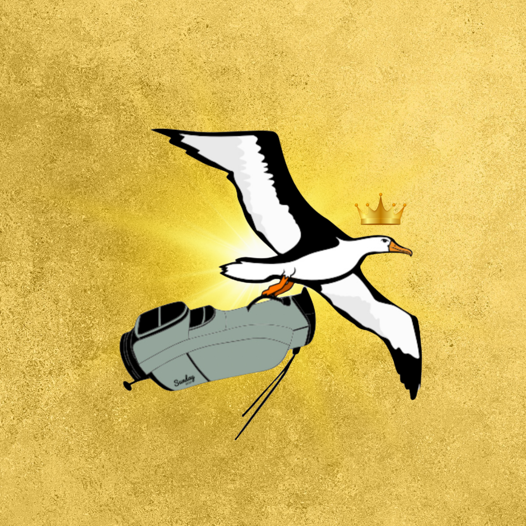 OG Collection '12x12' Physical Print - Albatross Gold Level - Gold Foil Background