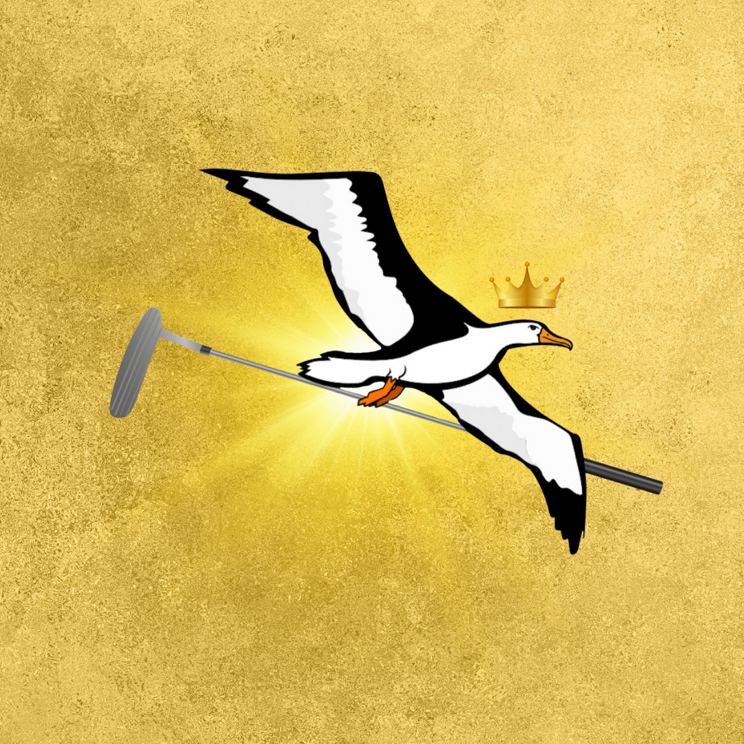 OG Collection '12x12' Physical Print - Albatross Gold Level - Gold Foil Background