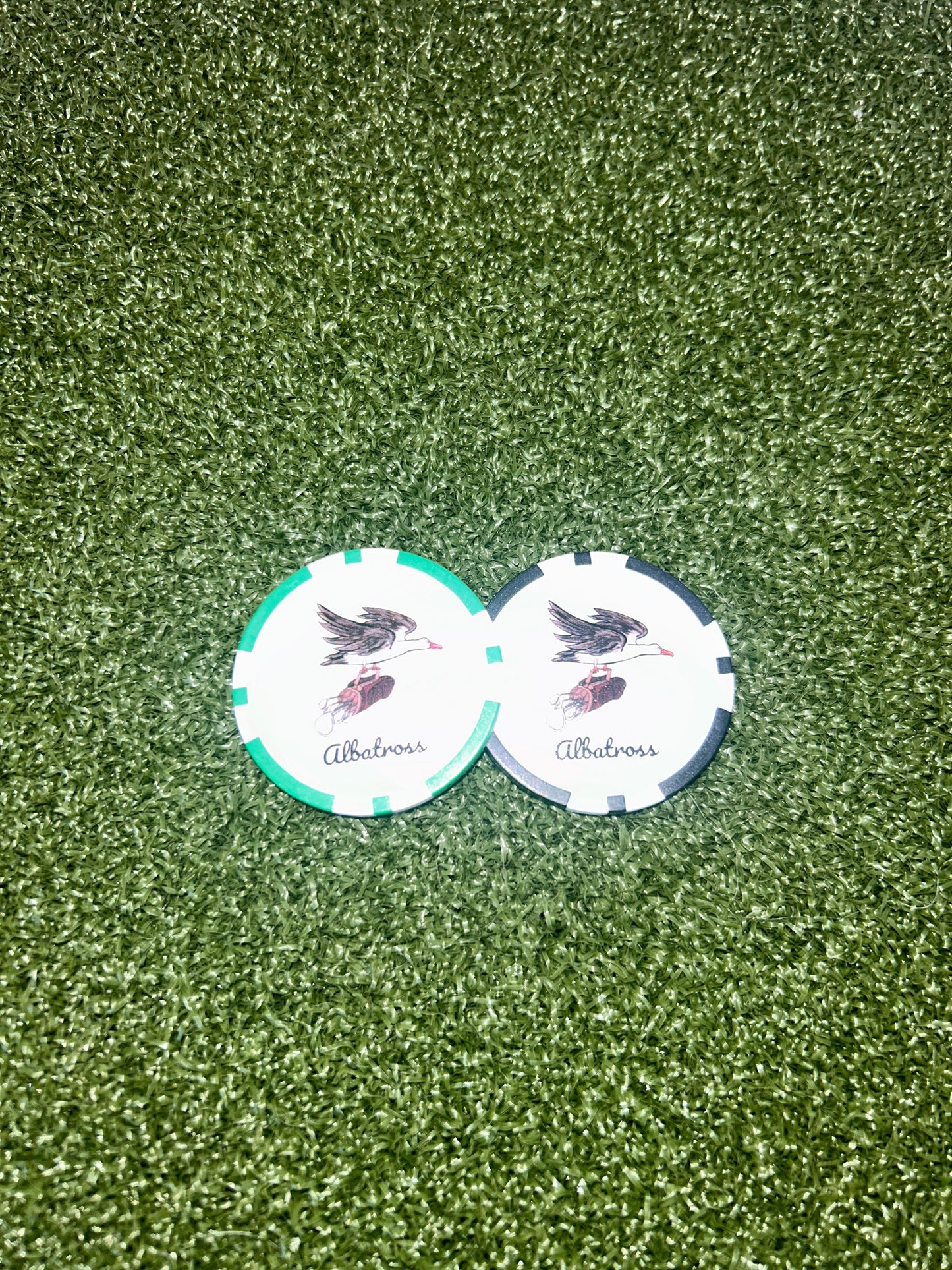 Albatross Poker Chip Ball Marker (2 pack)