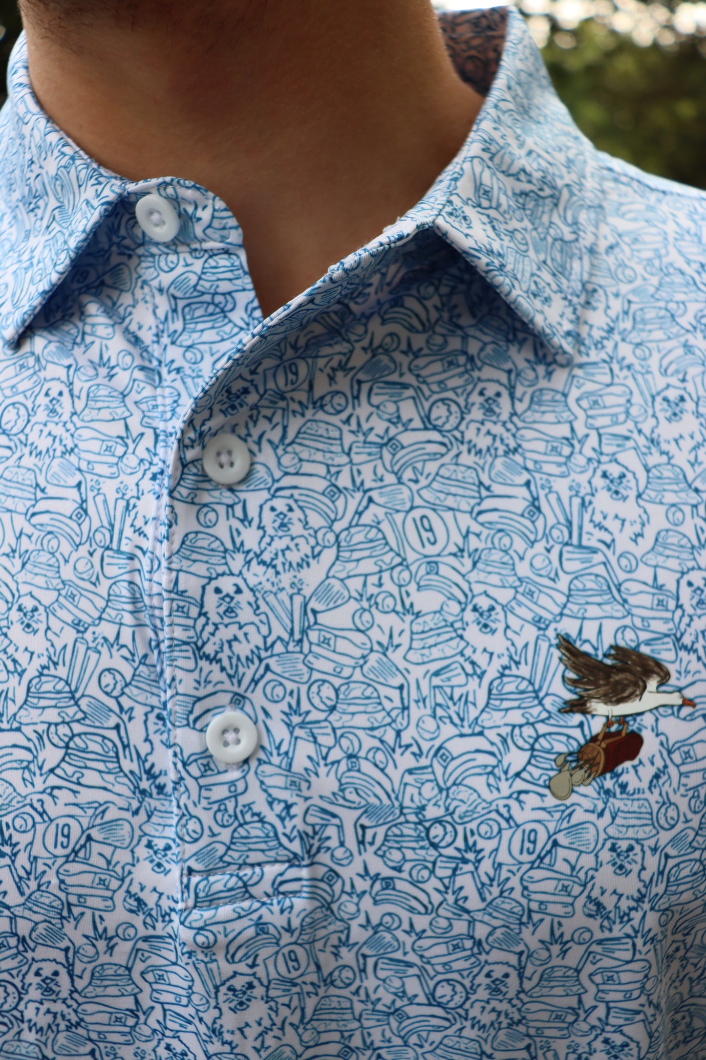 Caddyshack Print Polo